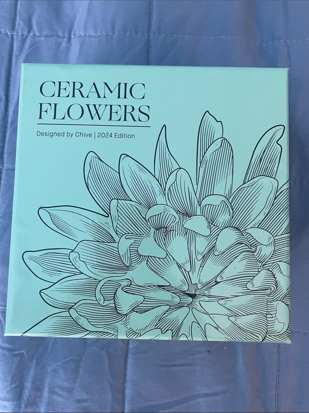 NIB Chive “Flower Green” Ceramic Sculpture